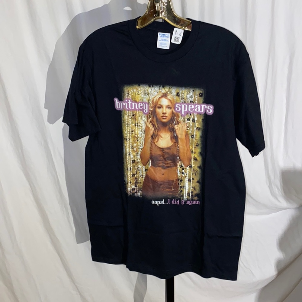 NWOT Britney Spears T-Shirt Black Mens M